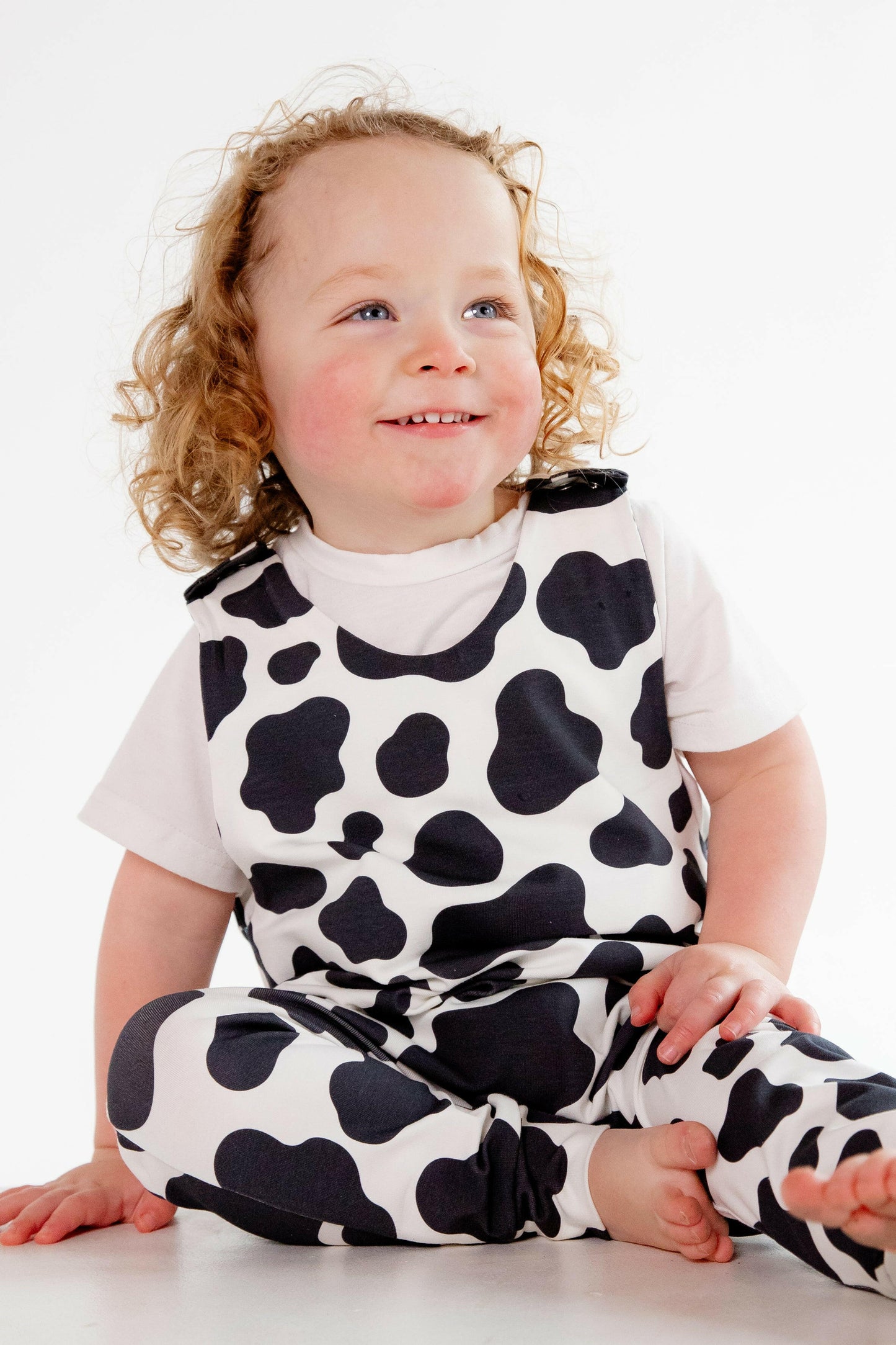 Cow Print Animal Romper