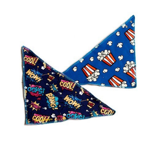Keep little ones dry and stylish with this handmade dribble bib, crafted from soft absorbent cotton and backed with soft towelling, perfect for teething tots and everyday adventures.