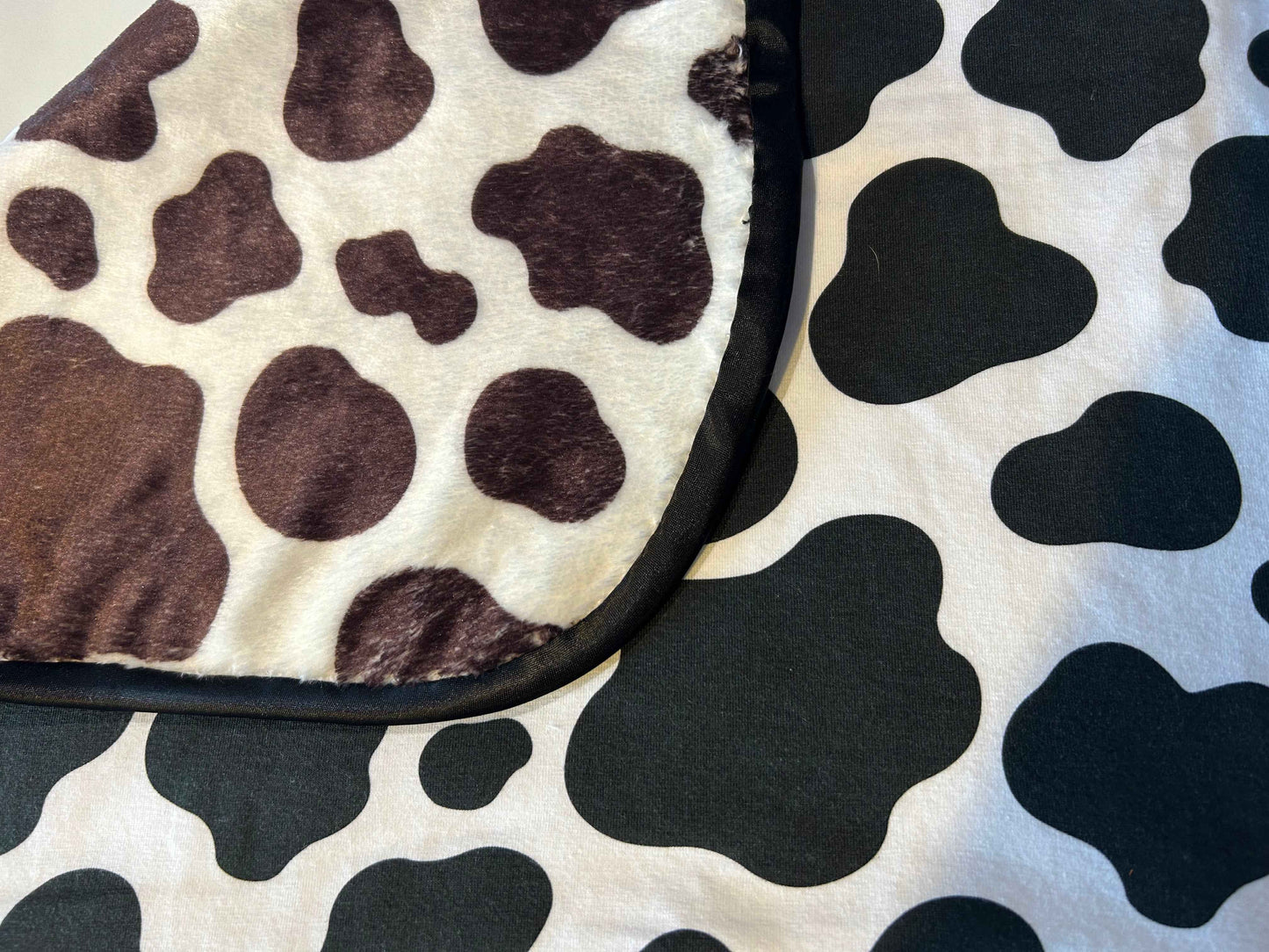 Cow Print Snuggle Blanket