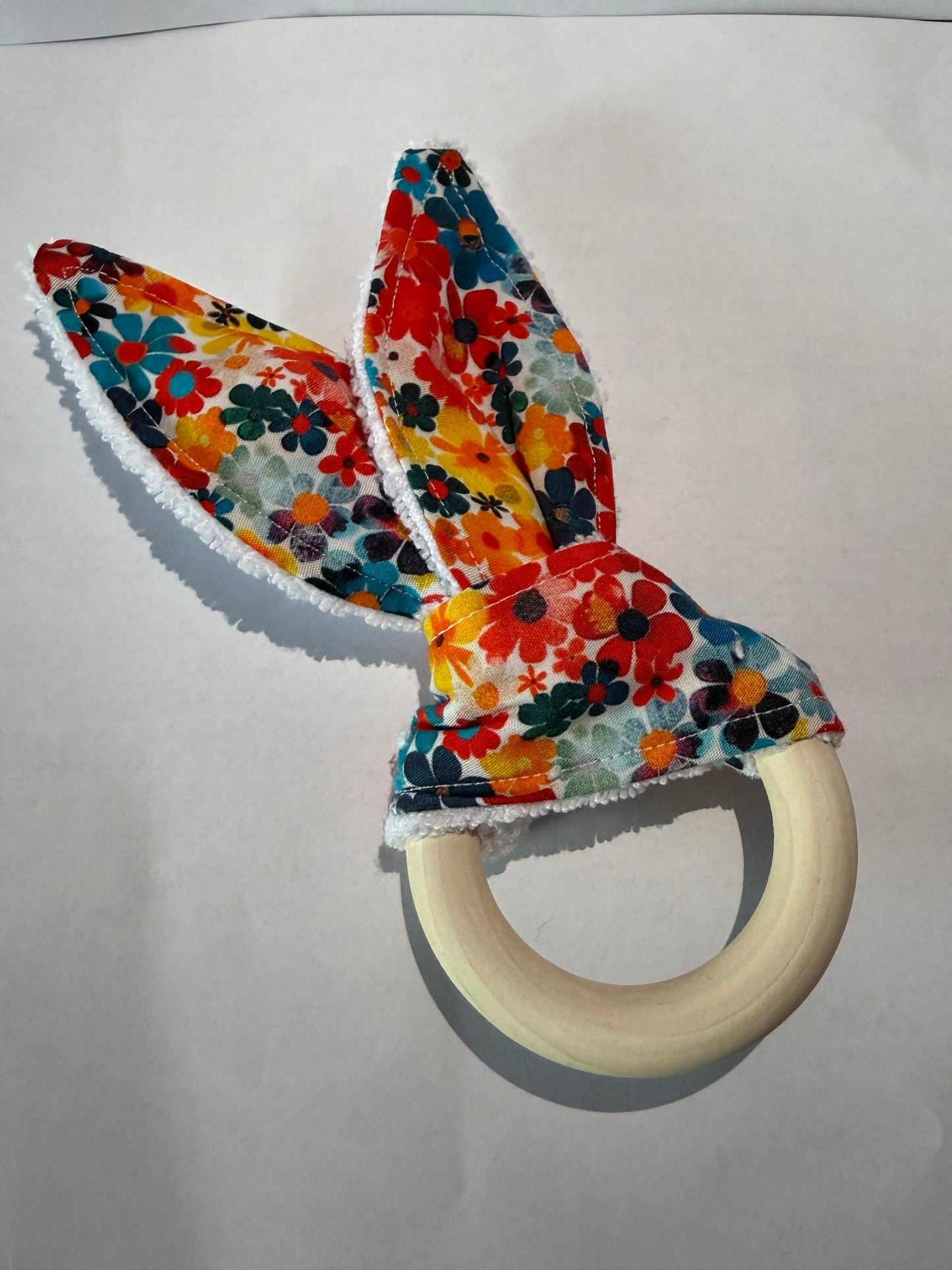 Colourful Floral Rattle