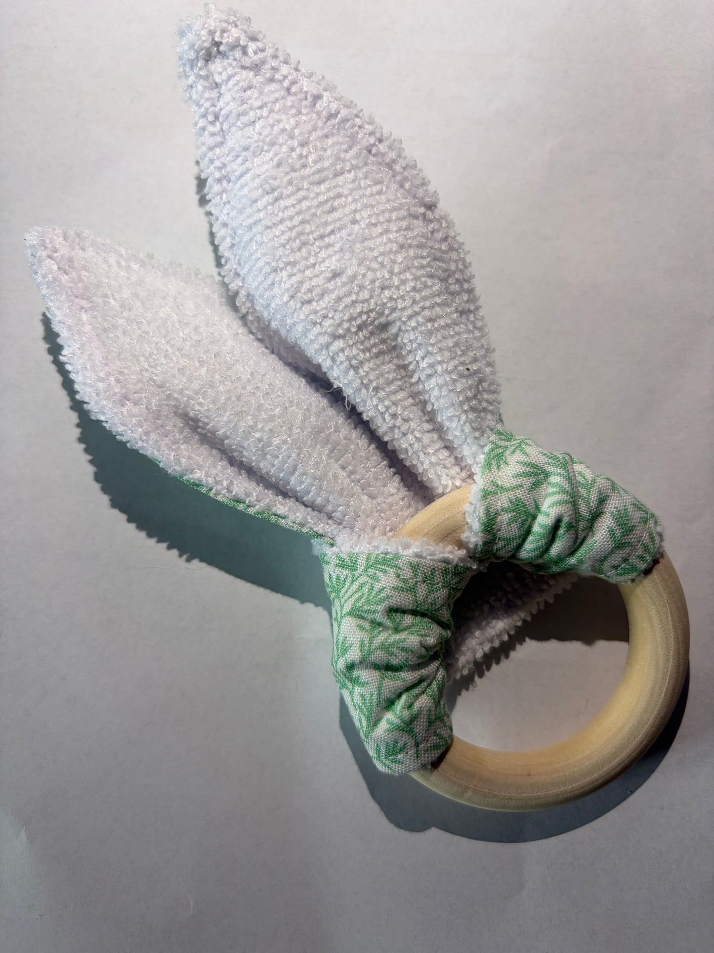 Mint Floral Rattle