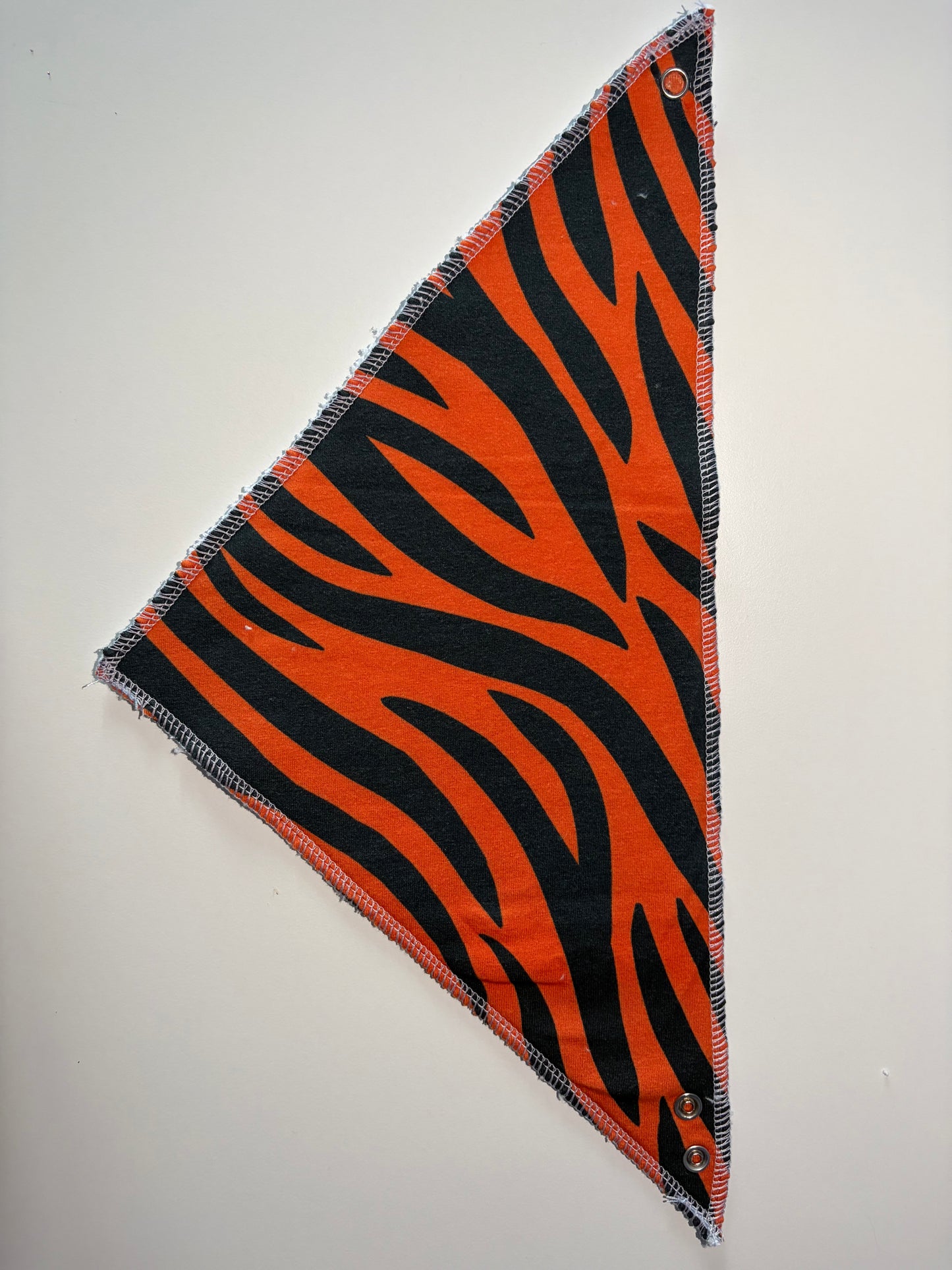 Tiger Print Dribble Bib