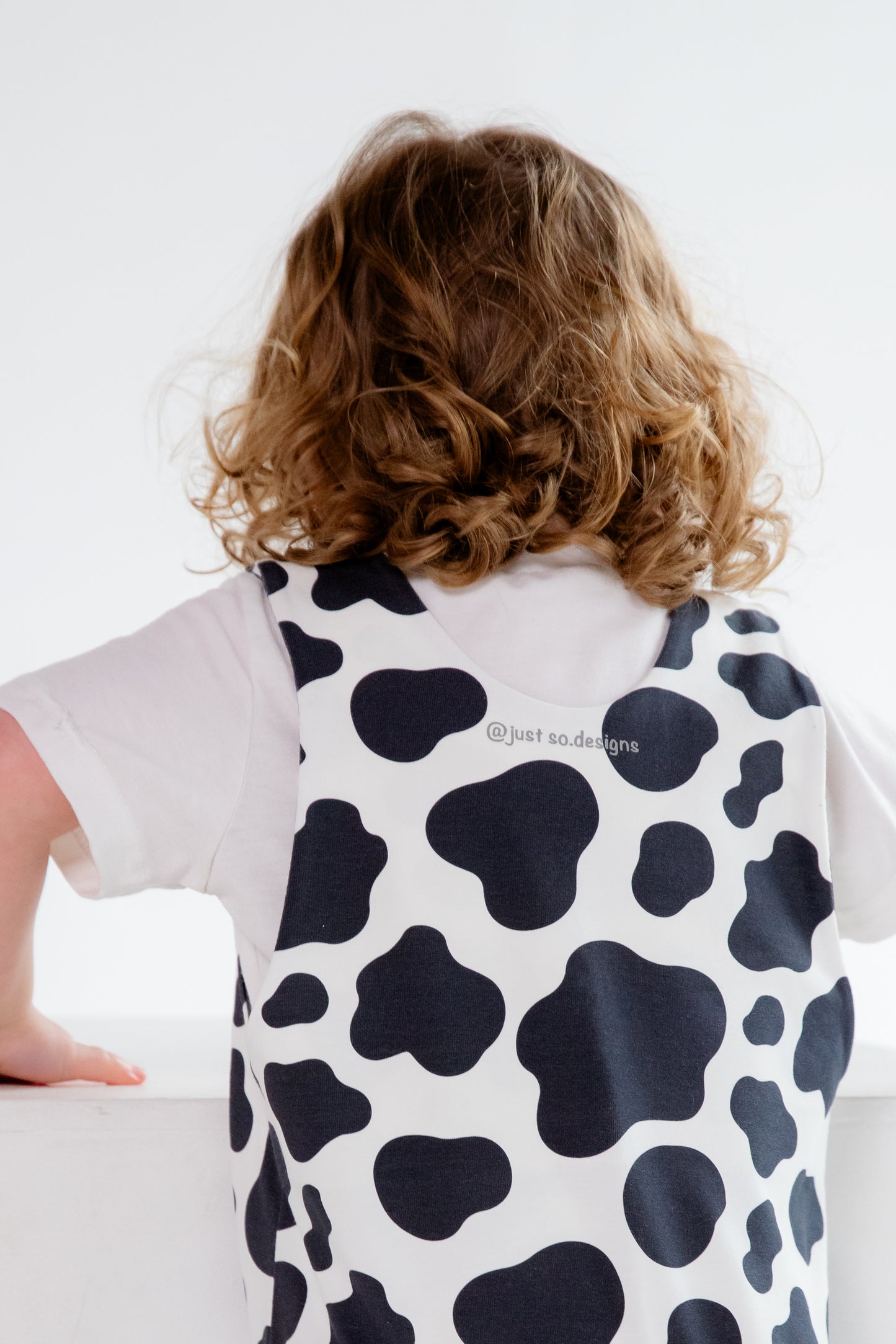 Cow Print Animal Romper