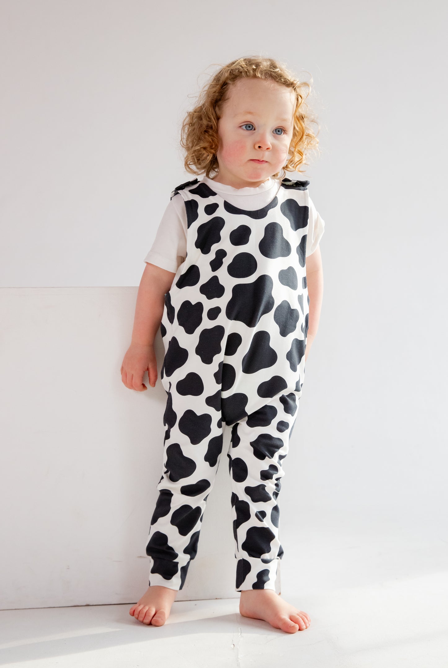 Cow Print Animal Romper