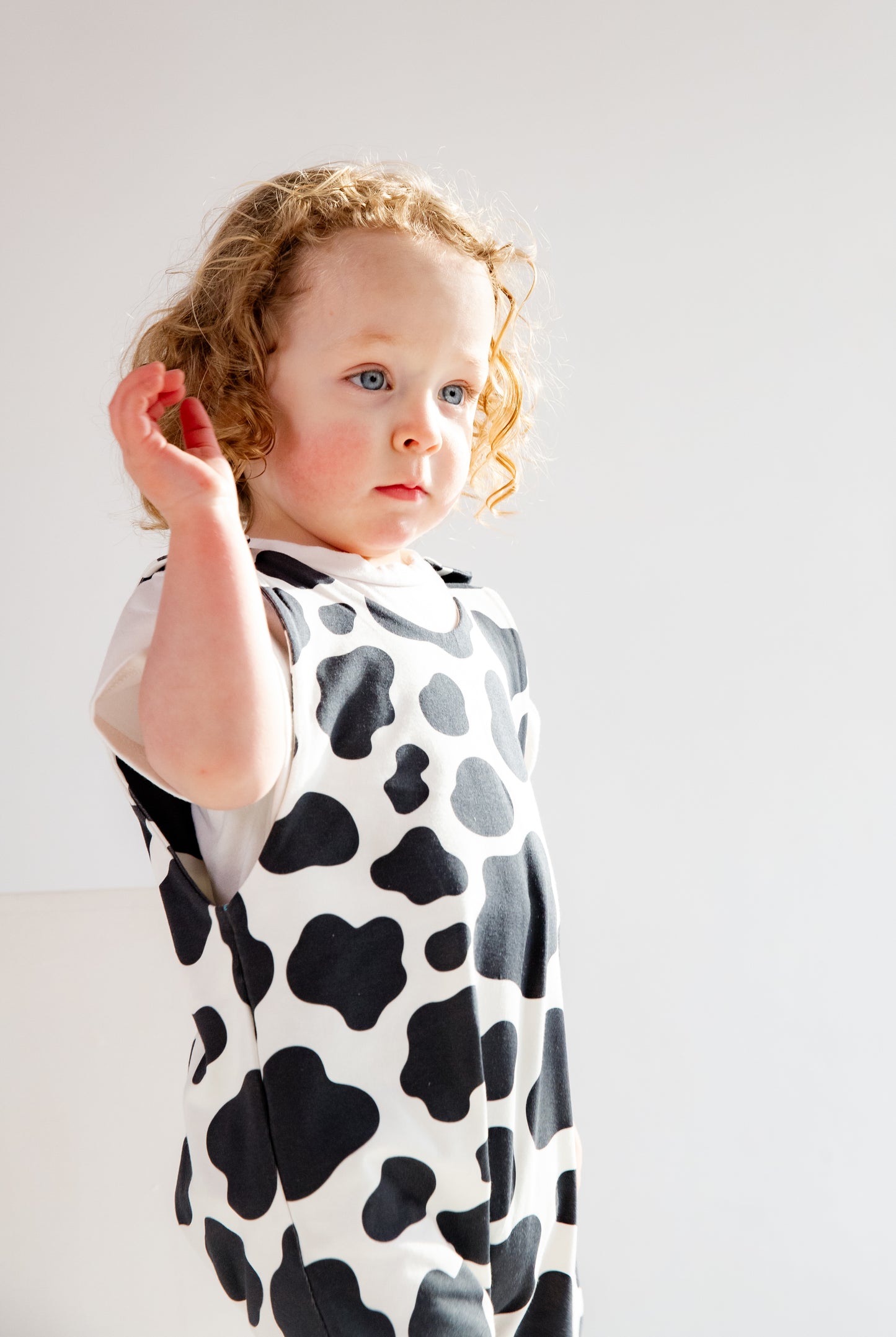 Cow Print Animal Romper