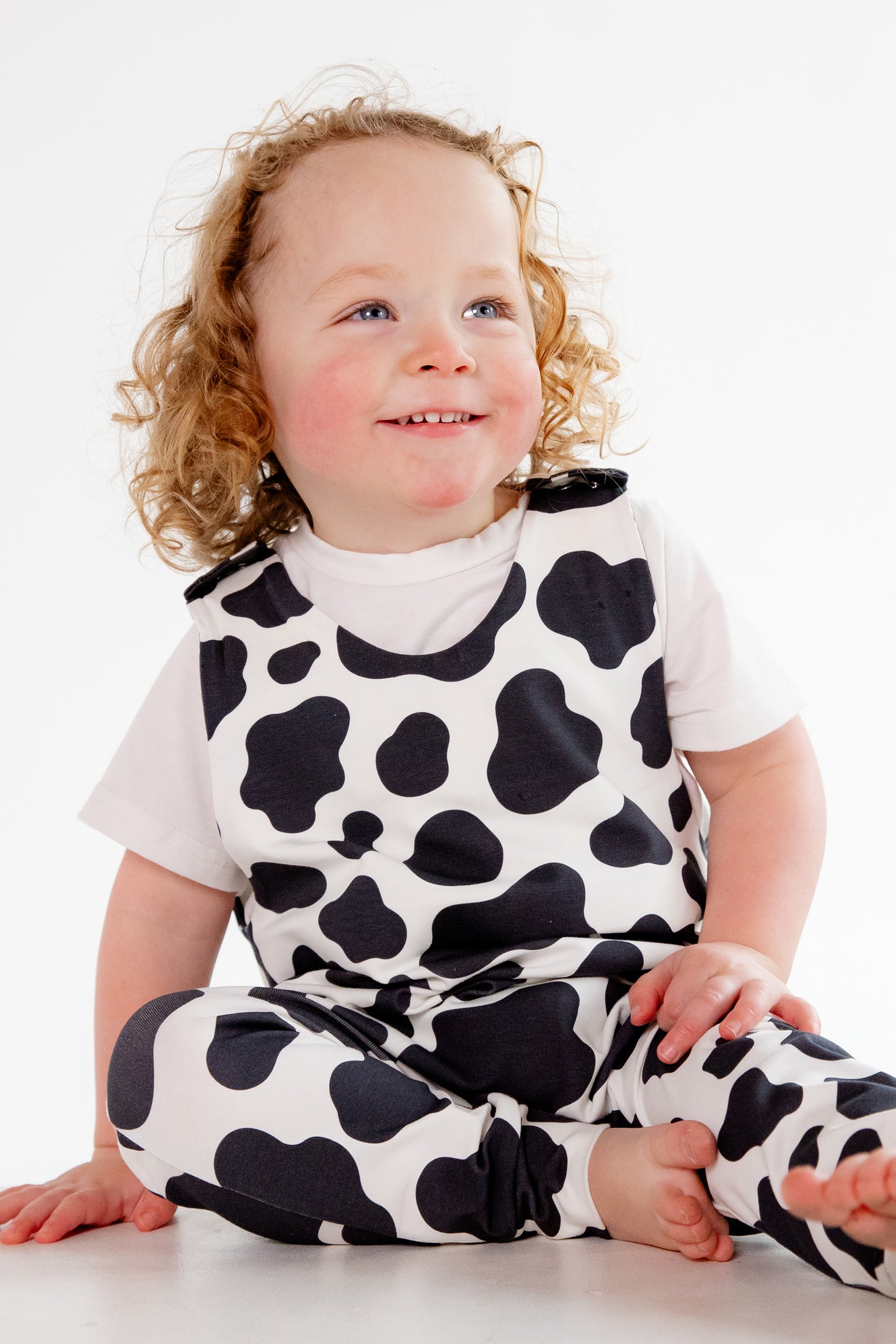 Cow Print Animal Romper