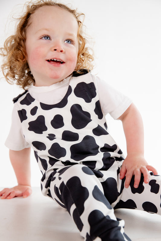 Cow Print Animal Romper